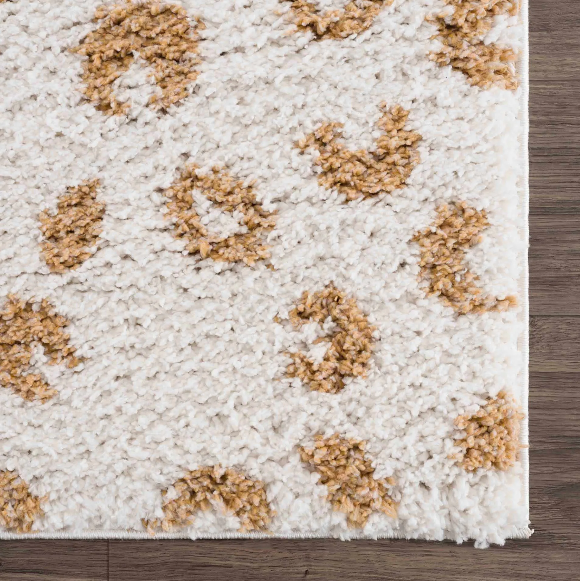 Boutique Rugs - Altin Leopard Print White Area Rug