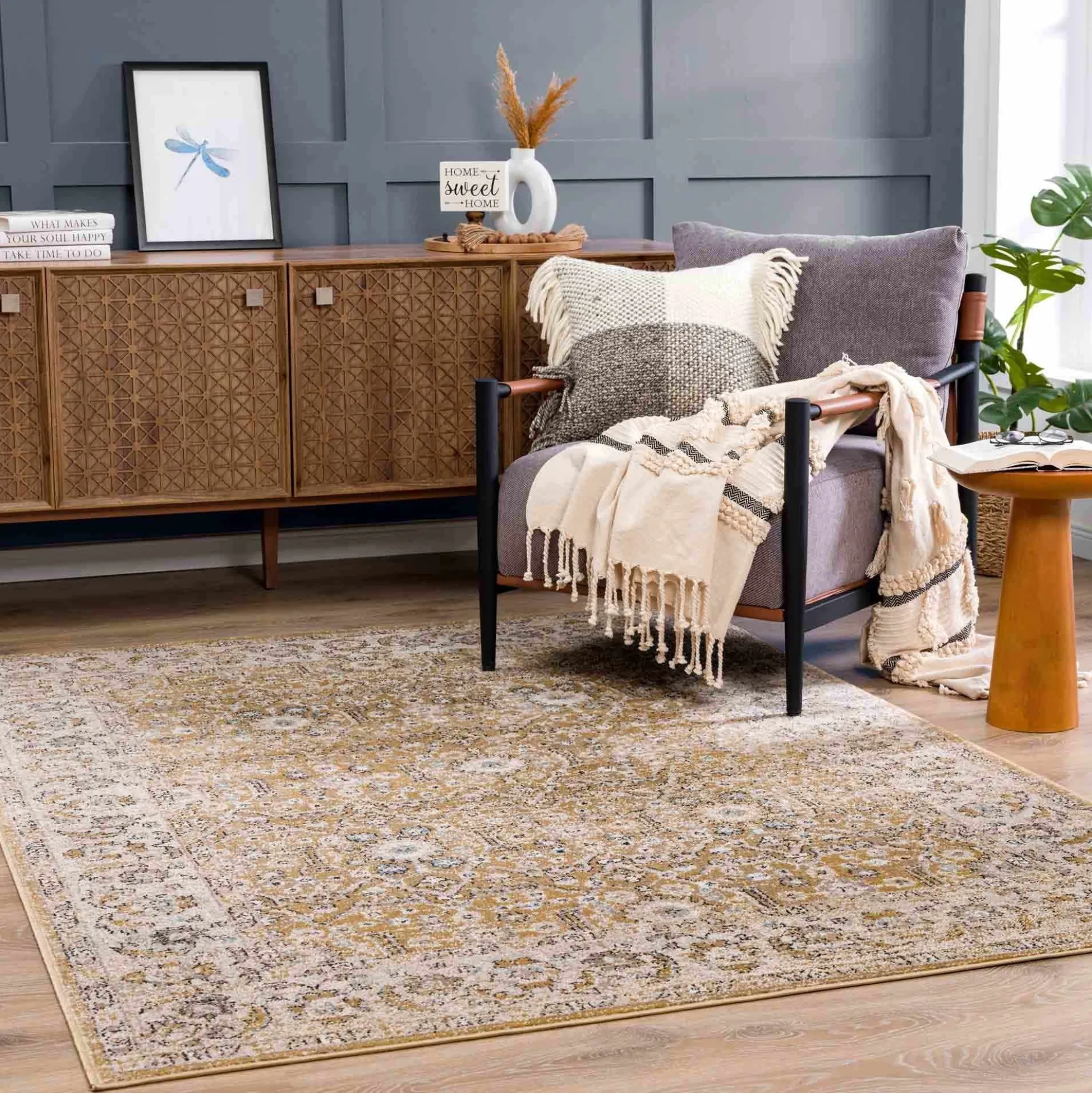Boutique Rugs - Anana Gold & Beige Area Rug