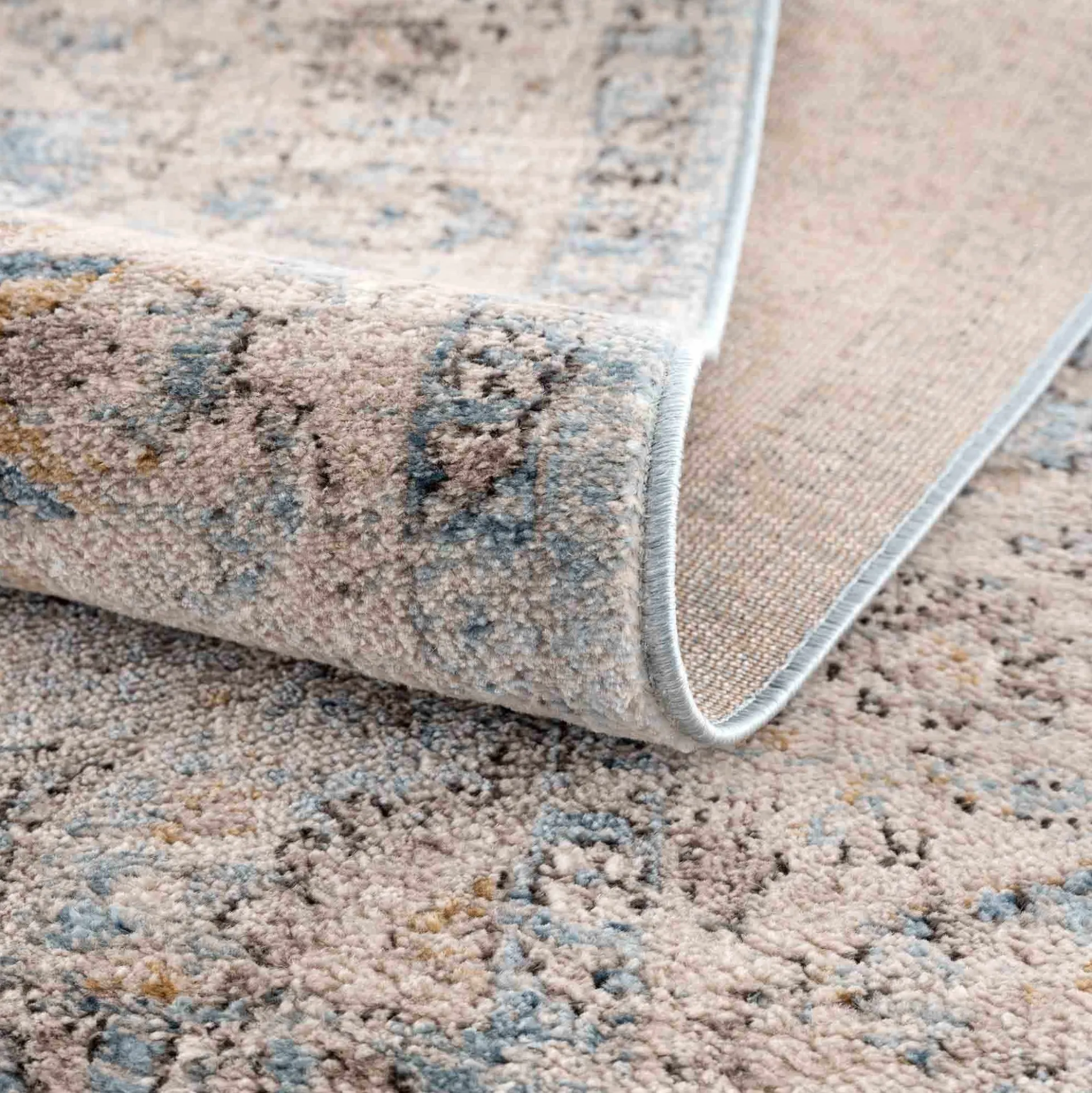 Boutique Rugs - Anana Silver Blue & Beige Area Rug