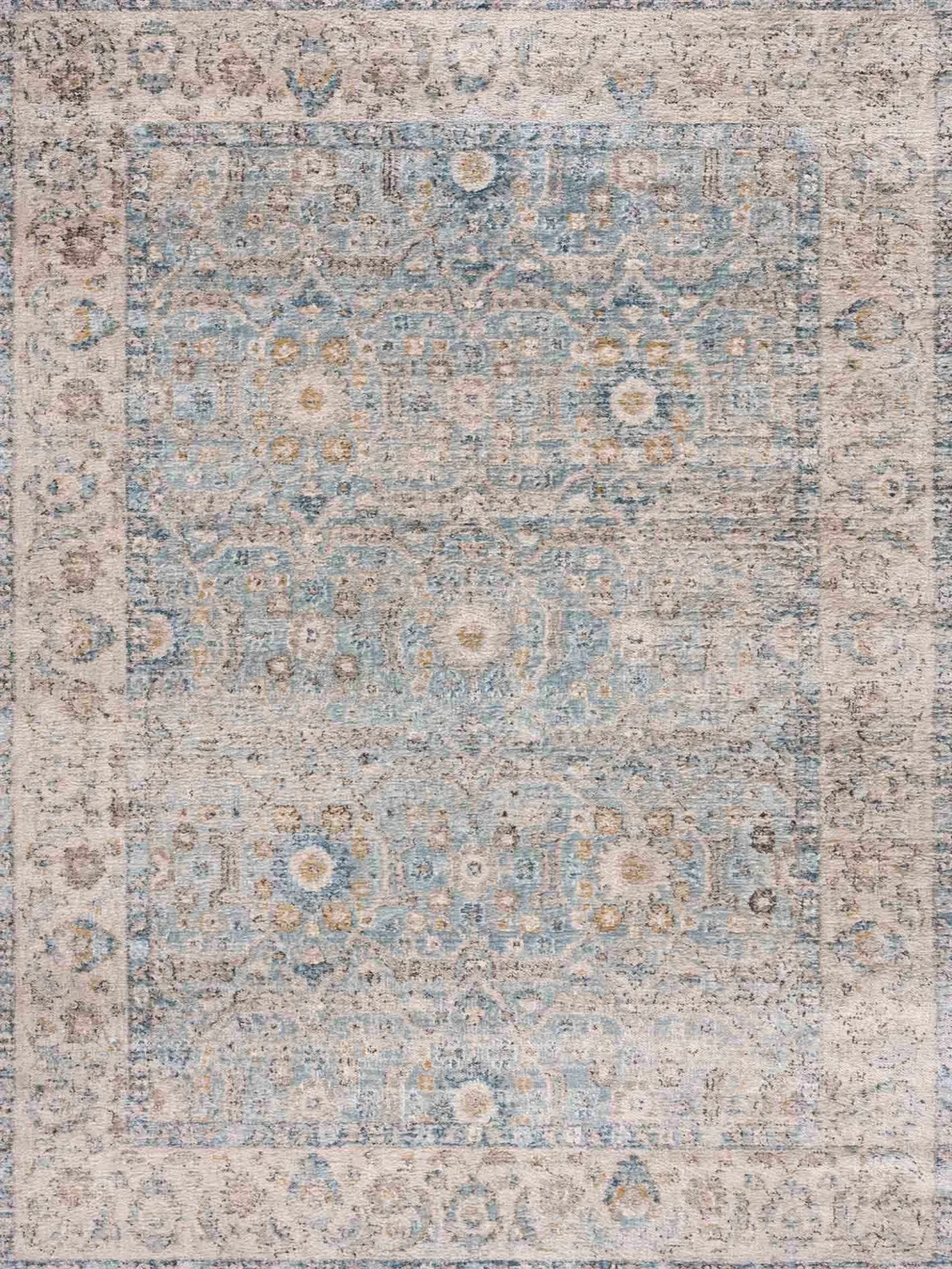 Boutique Rugs - Anana Silver Blue & Beige Area Rug