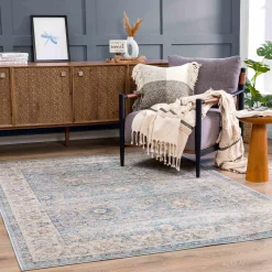 Boutique Rugs - Anana Silver Blue & Beige Area Rug