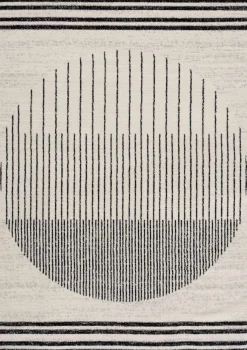 Boutique Rugs - Angus Black&White Geometric Area Rug