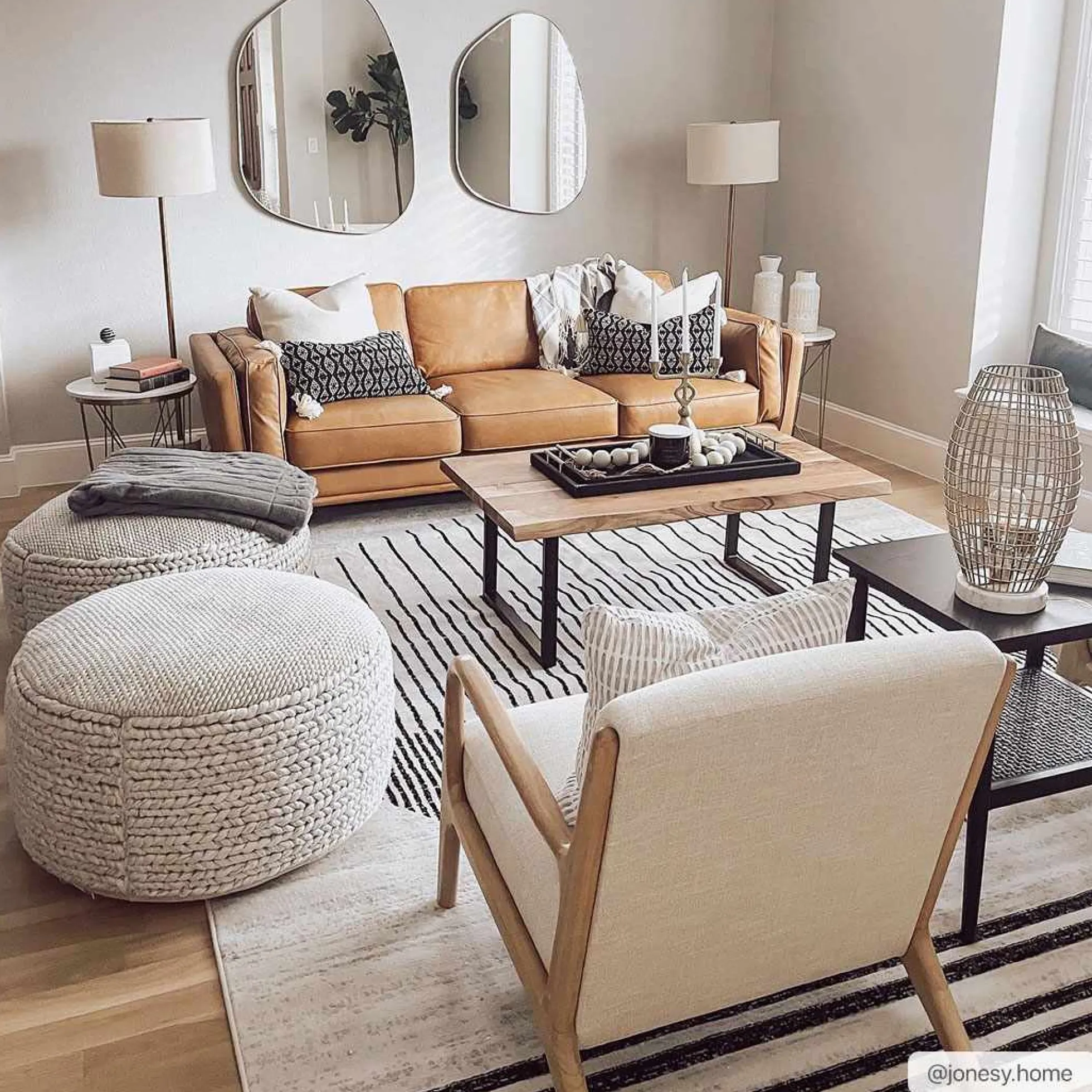 Boutique Rugs - Angus Black&White Geometric Area Rug