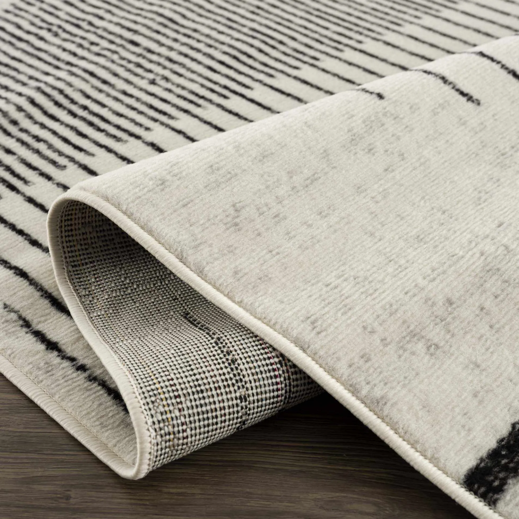 Boutique Rugs - Angus Black&White Geometric Area Rug