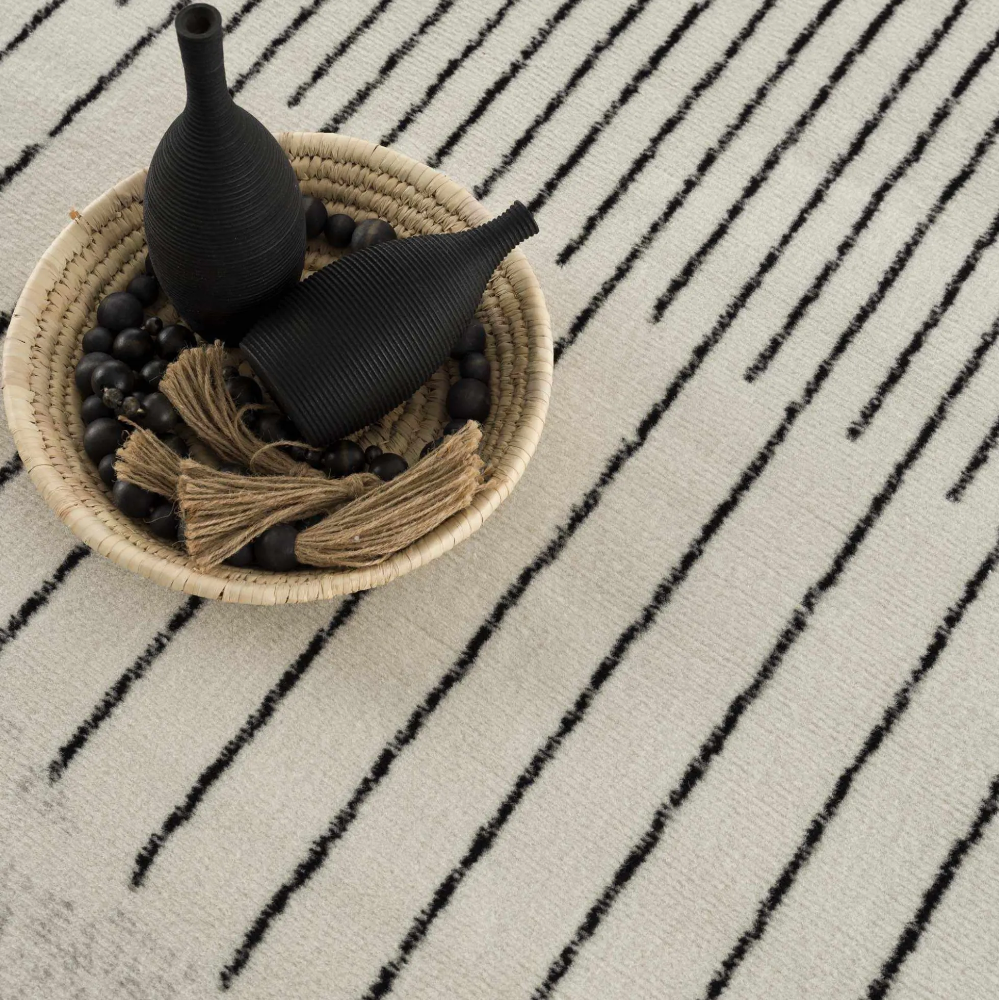 Boutique Rugs - Angus Black&White Geometric Area Rug
