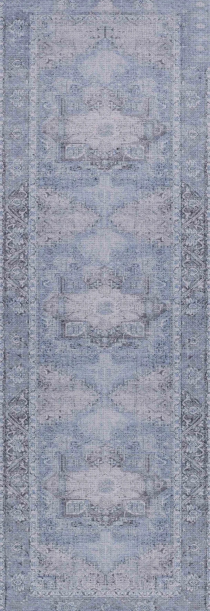 Boutique Rugs - Aqua Rosman Washable Runner & Area Rug