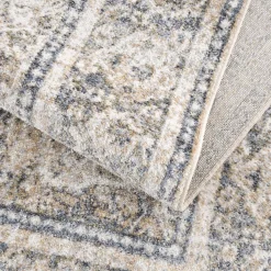 Boutique Rugs - Arias Cream & Blue Washable Area Rug