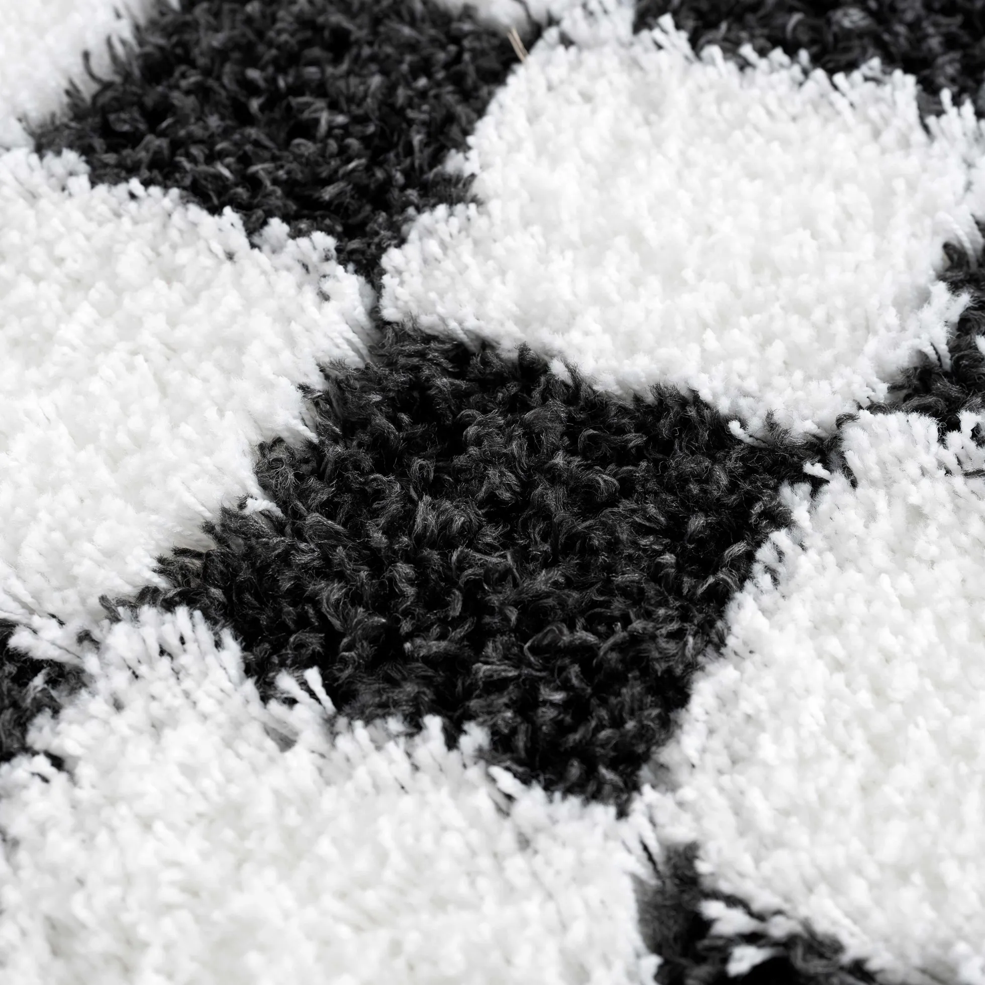 Boutique Rugs - Atira Black & White Checkered Area Rug