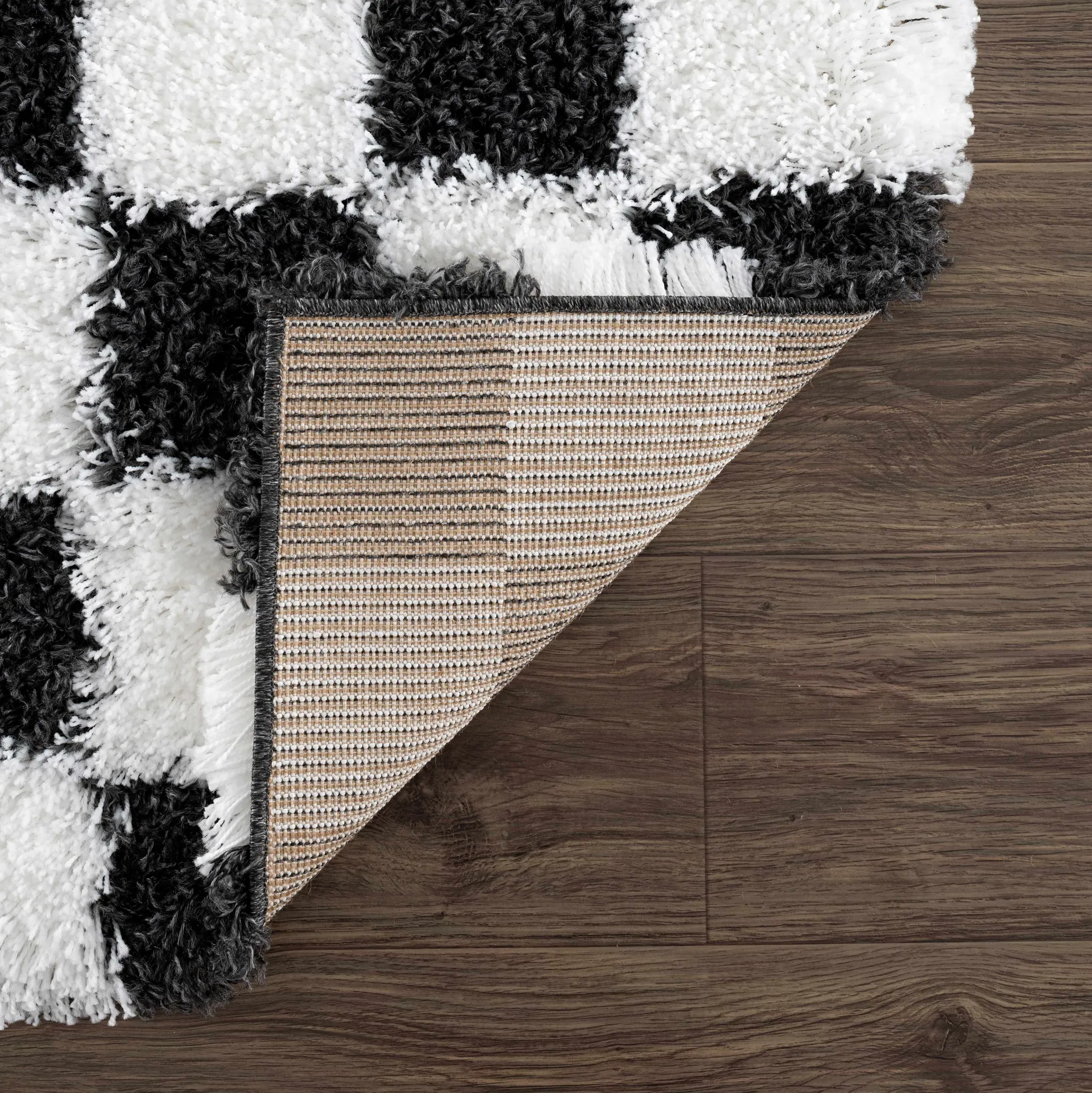 Boutique Rugs - Atira Black & White Checkered Area Rug