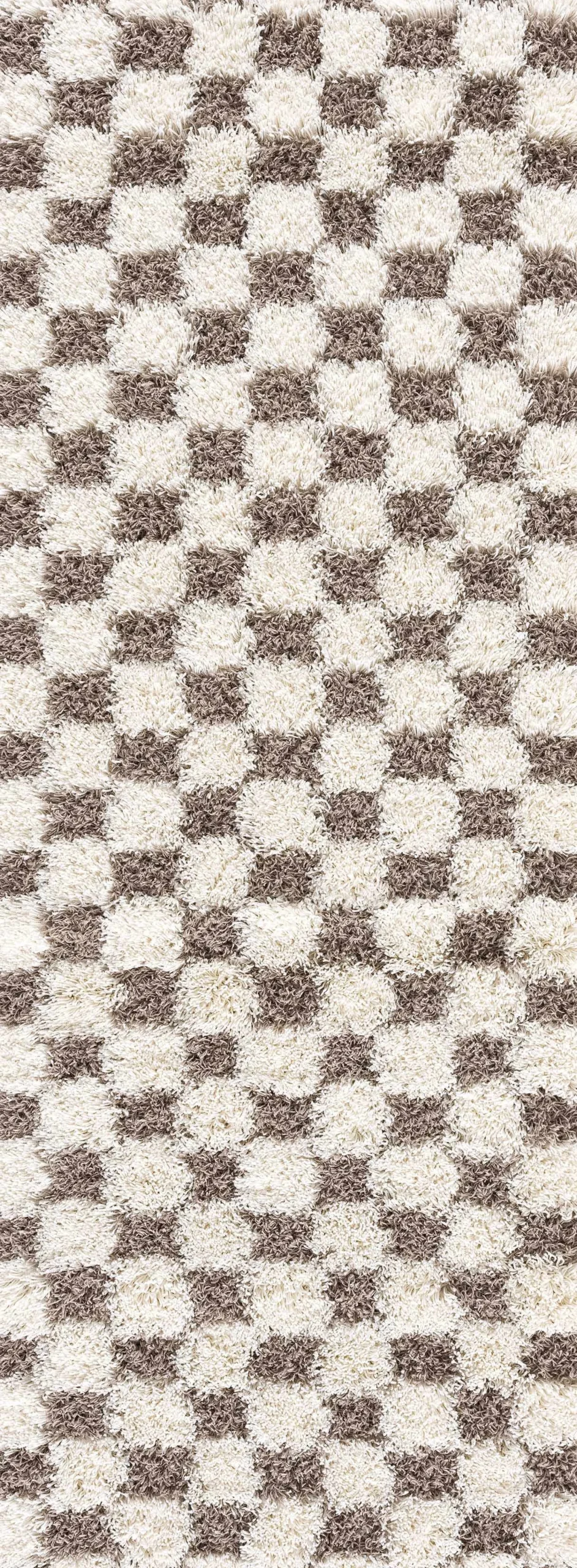 Boutique Rugs - Atira Brown Checkered Area Rug