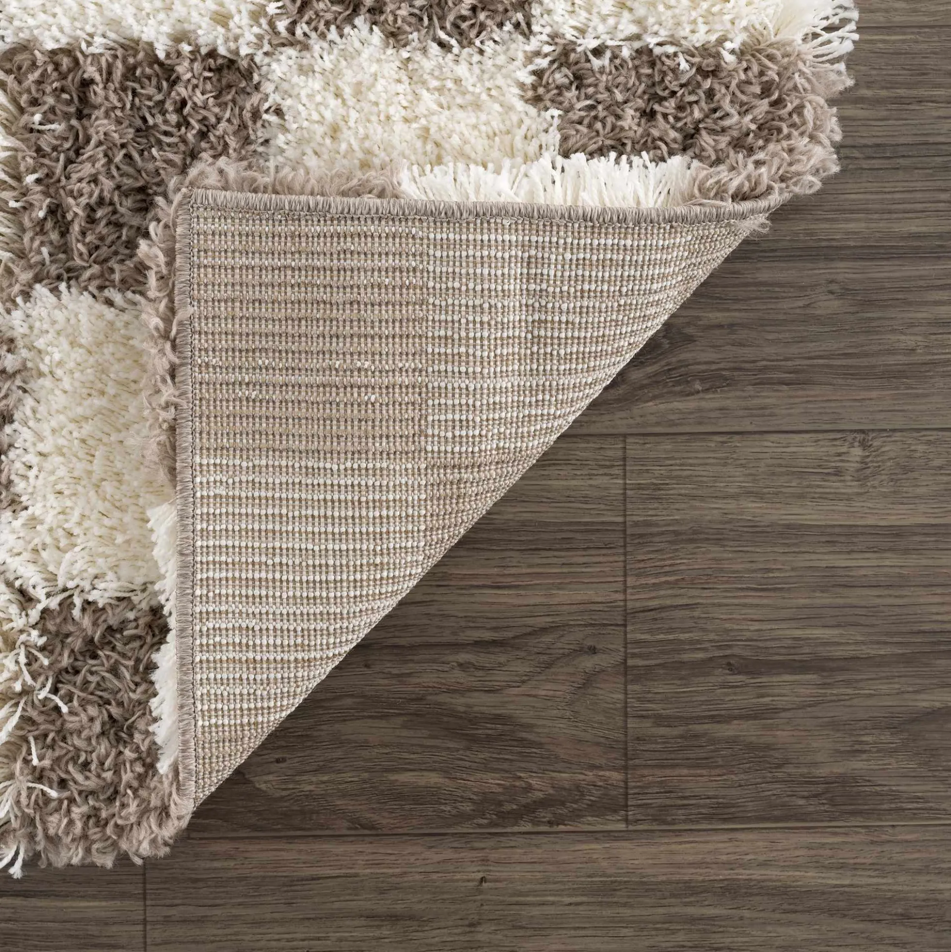 Boutique Rugs - Atira Brown Checkered Area Rug