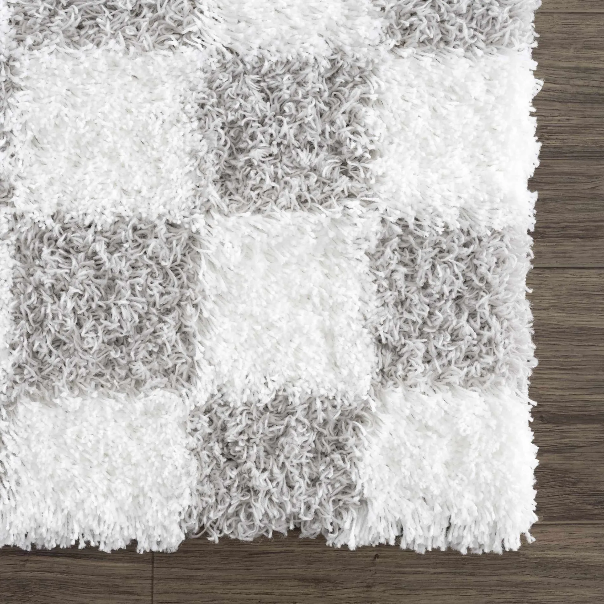 Boutique Rugs - Atira Gray Checkered Area Rug