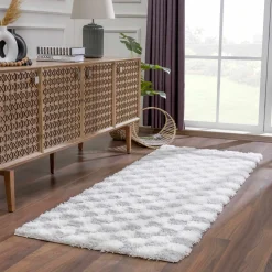 Boutique Rugs - Atira Gray Checkered Area Rug