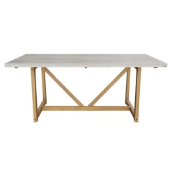 Brennan Solid Wood Trestle Dining Table