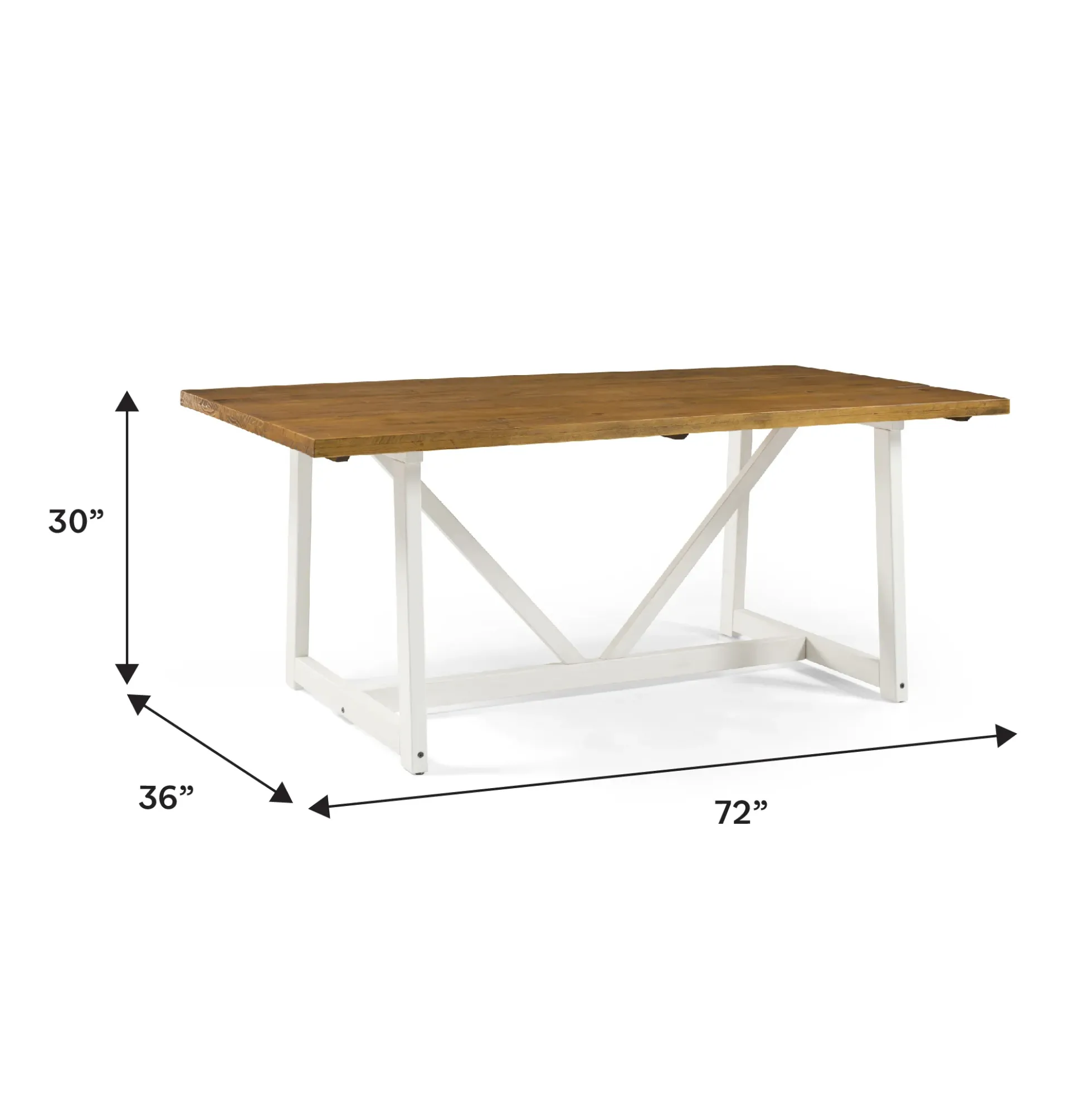Brennan Solid Wood Trestle Dining Table