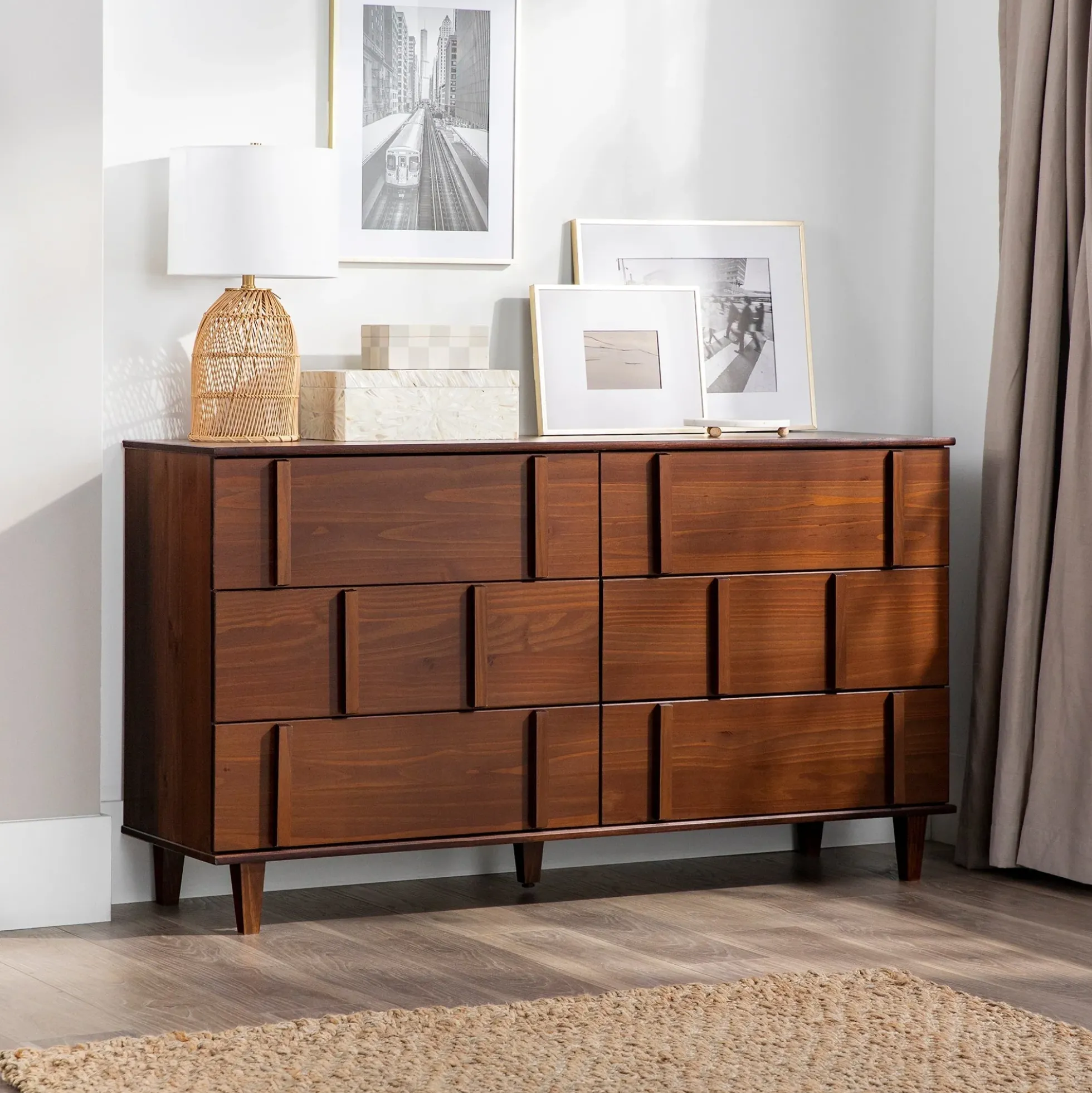 Bronx Modern Solid Wood Dresser
