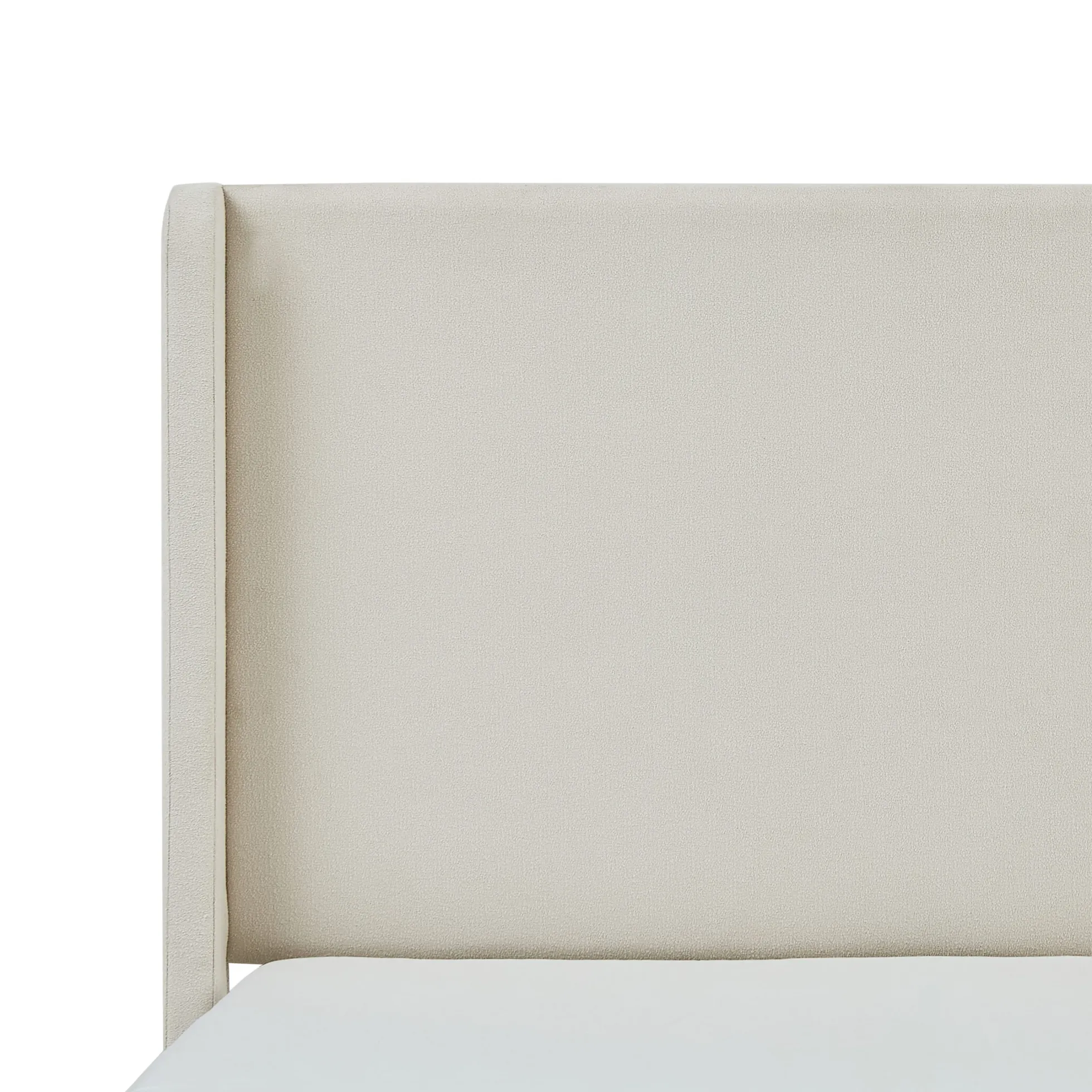 Carmen 52.3' Upholstered Wingback King Bedframe