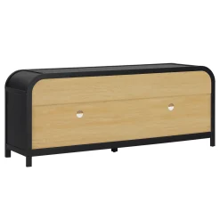 Chantelle Modern Curved Easy Assembly TV Stand