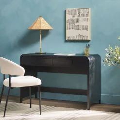Chantelle Modern Curved Writing Desk