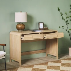 Chantelle Modern Curved Writing Desk