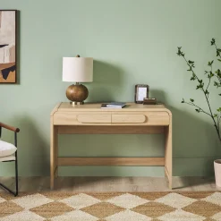 Chantelle Modern Curved Writing Desk