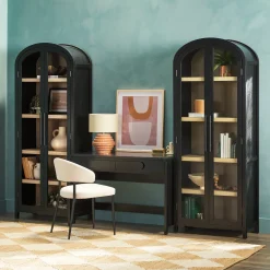 Chantelle Modern Curved Writing Desk