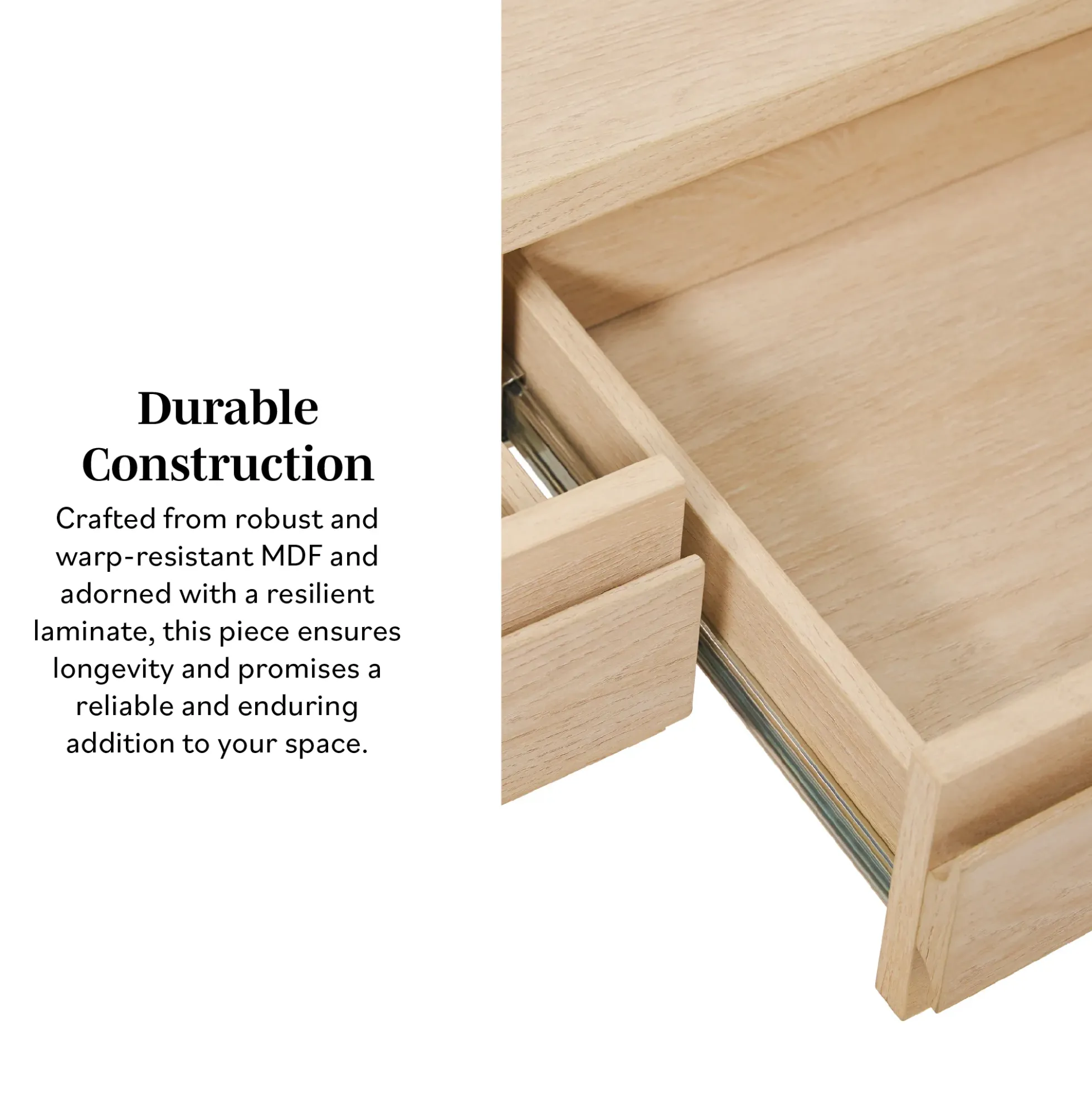 Chantelle Modern Curved Writing Desk