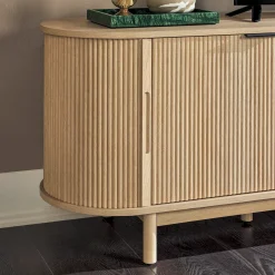 Chloe Modern Reeded TV Stand