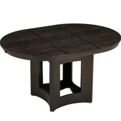 Classic Modern Extendable Round Dining Table Set for 4