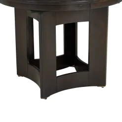 Classic Modern Extendable Round Dining Table Set for 4