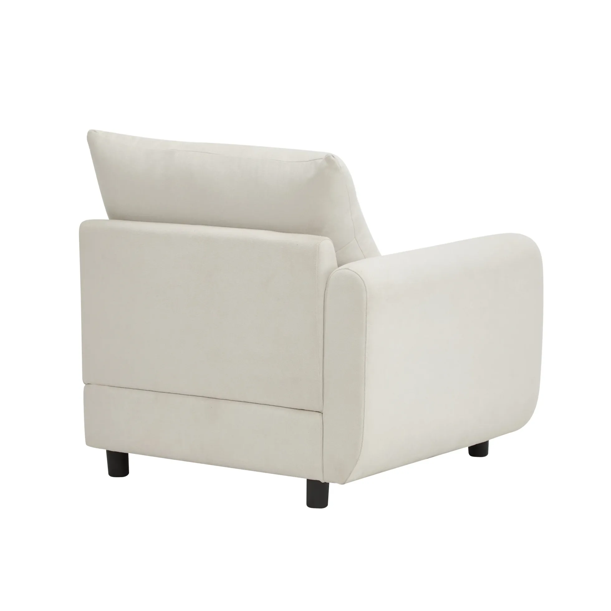 Cloud 4-Piece Modular Free Combination Sectional Sofa Couch with Ottoman