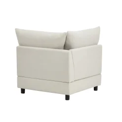 Cloud 4-Piece Modular Free Combination Sectional Sofa Couch with Ottoman