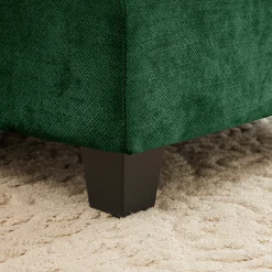 Cloud Tufted Chenille Sectional Loveseat Sofa Couch With Ottoman