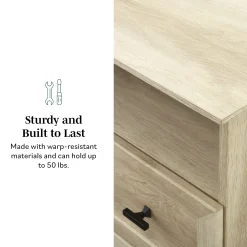 Clyde Classic 2-Drawer Nightstand / Side Table