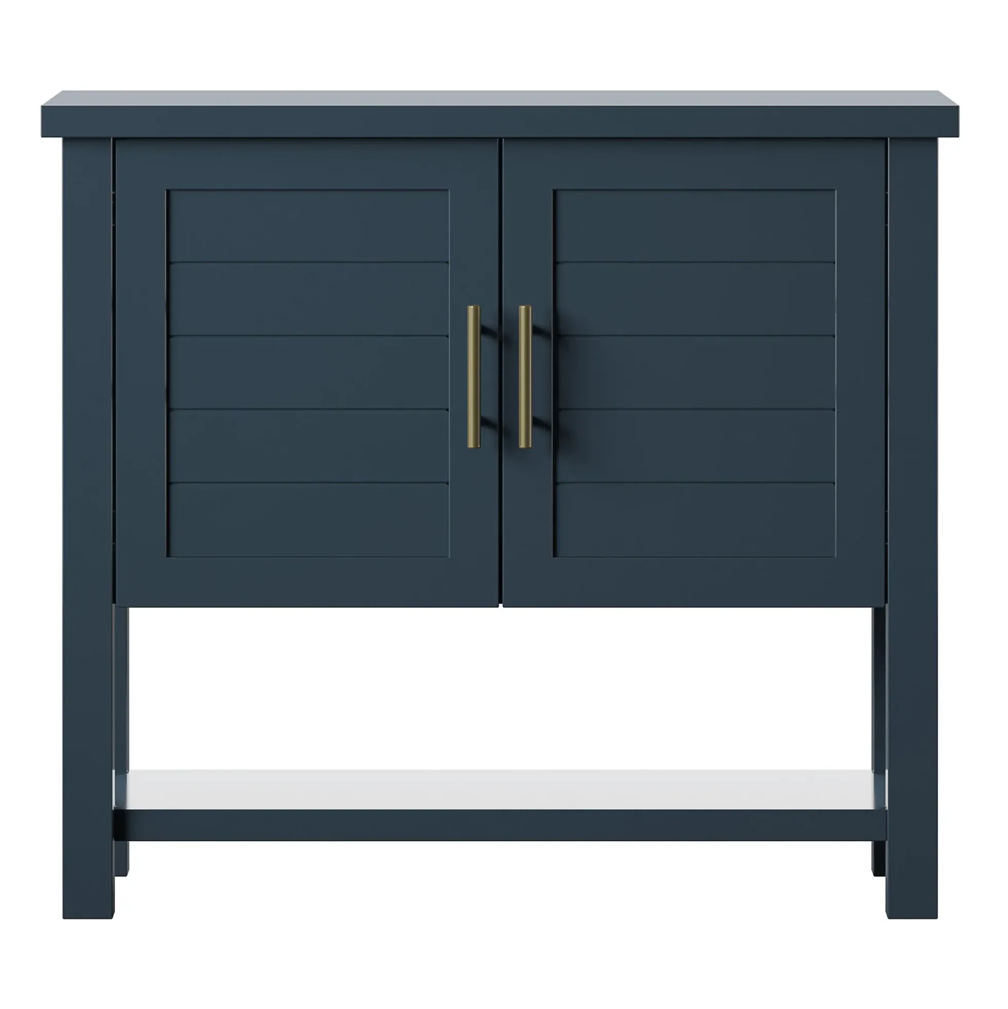 Coastal Paneled Accent Cabinet with Storage