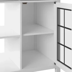 Compact Rolling Kitchen Island Cart with Storage