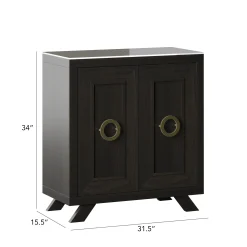 Contemporary Modern Entryway Accent Cabinet