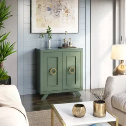 Contemporary Modern Entryway Accent Cabinet