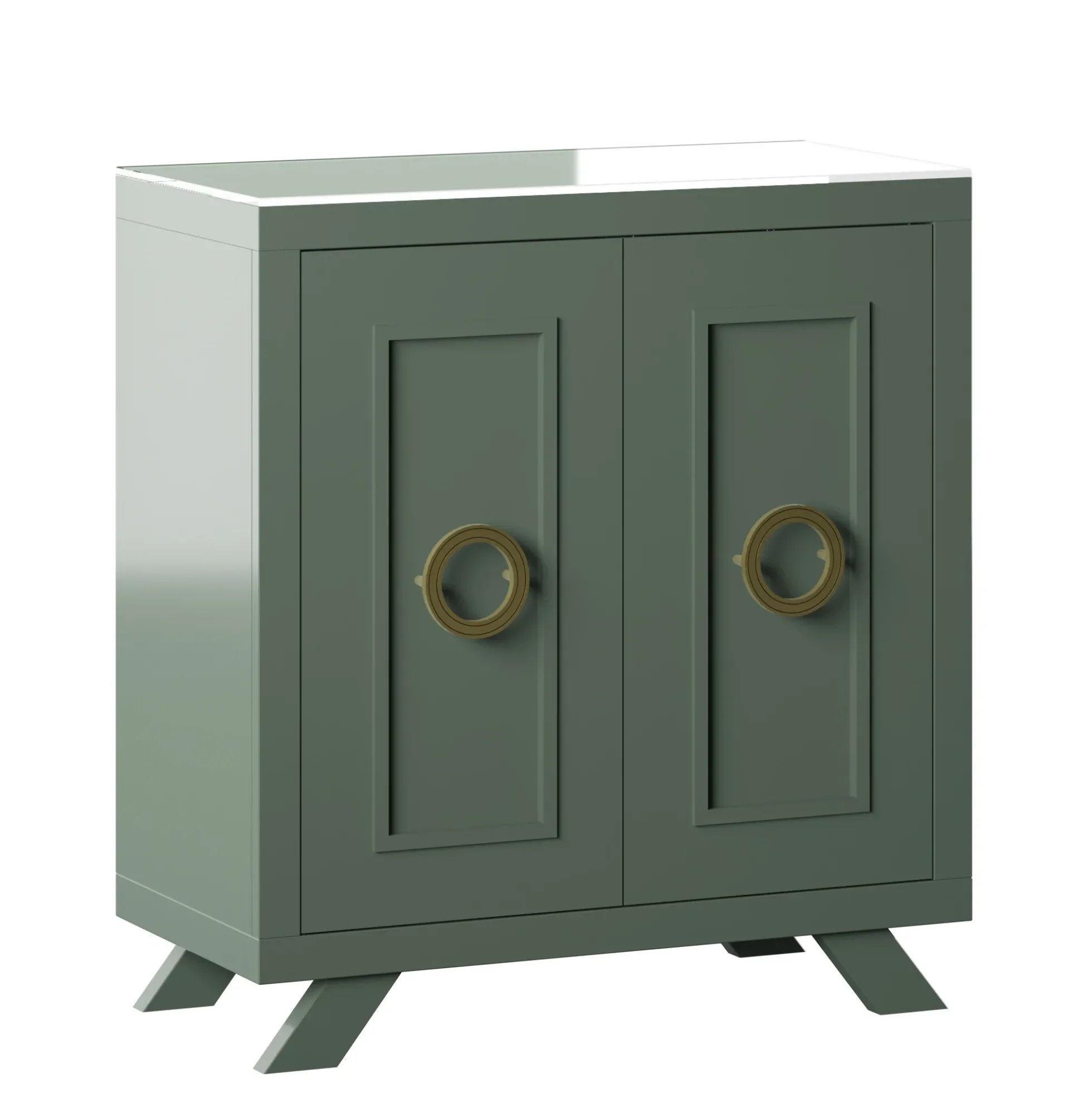 Contemporary Modern Entryway Accent Cabinet