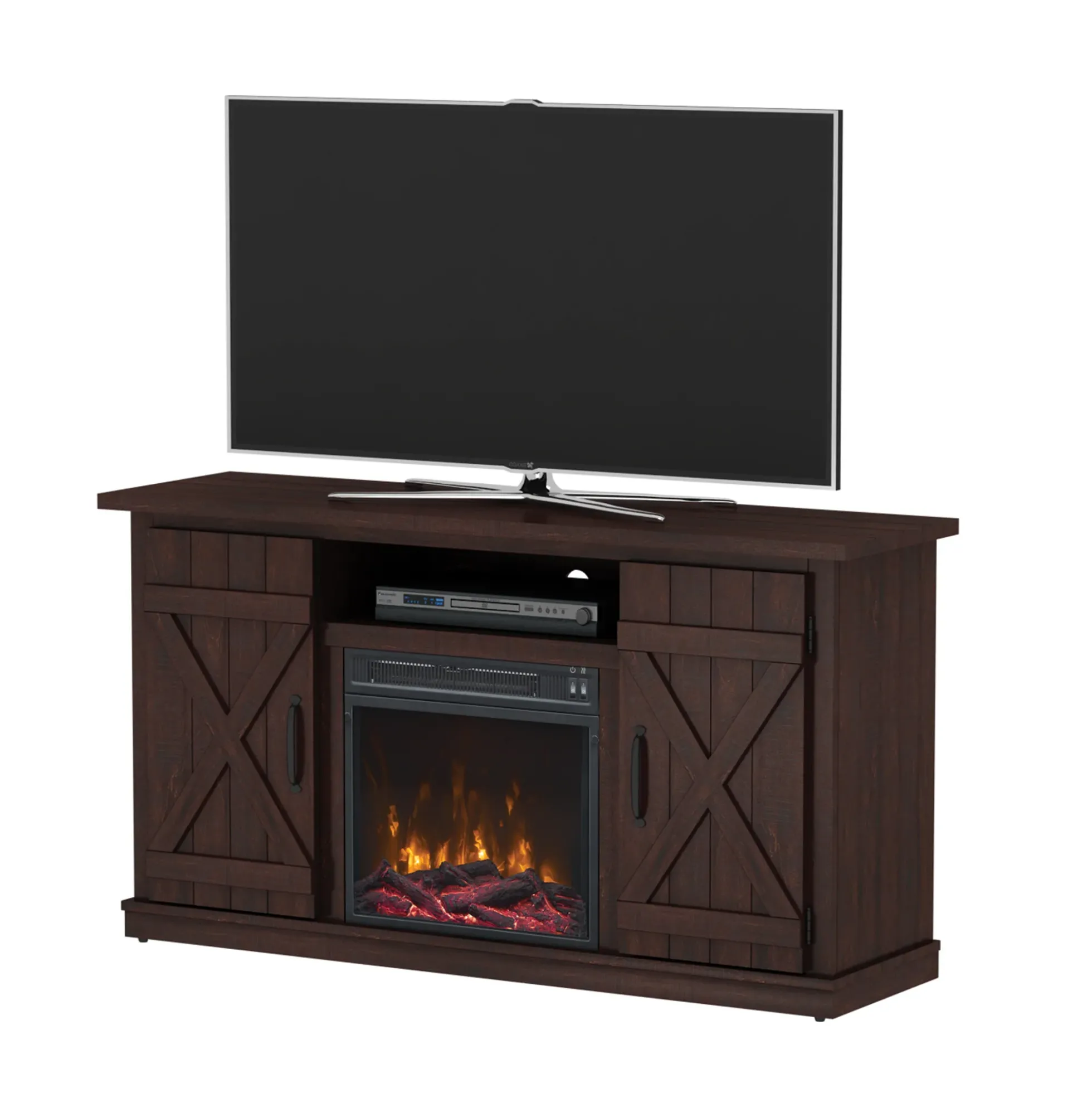 Cottonwood Electric Fireplace TV Stand Media Console