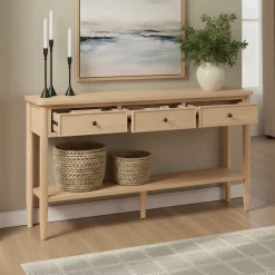Diedra Modern Entry Table with Drawer Storage