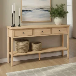Diedra Modern Entry Table with Drawer Storage