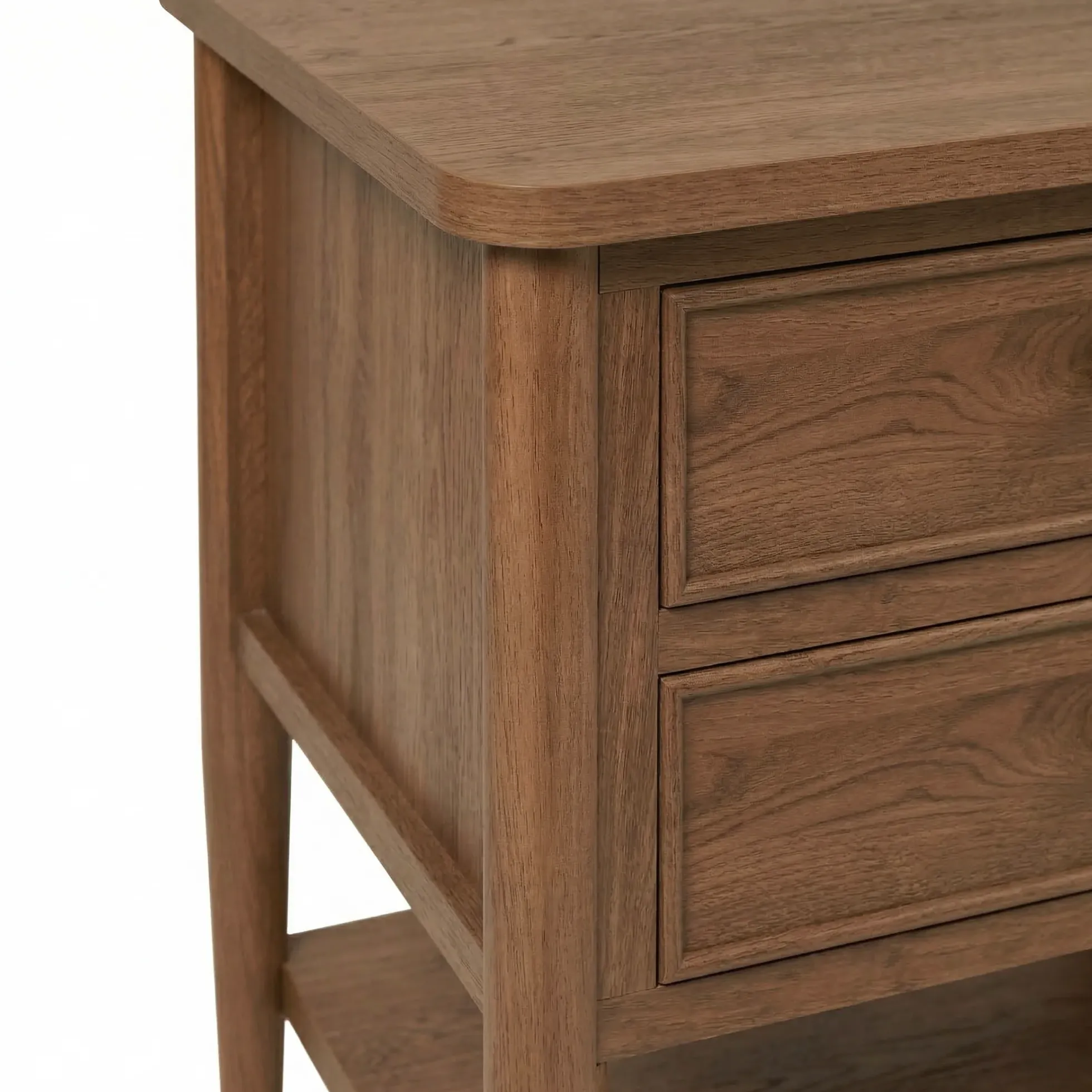 Diedra Modern Side Table with Drawers
