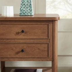 Diedra Modern Side Table with Drawers