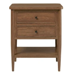 Diedra Modern Side Table with Drawers