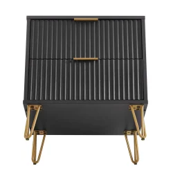 Dumbo 20' Fluted 2-Drawer Nightstand