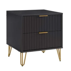 Dumbo 20' Fluted 2-Drawer Nightstand