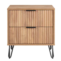 Dumbo 20' Fluted 2-Drawer Nightstand