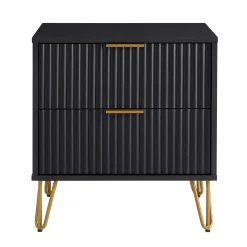 Dumbo 20' Fluted 2-Drawer Nightstand
