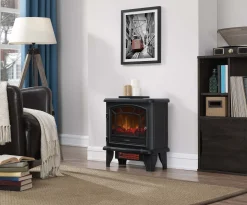 duraflame® 23' Electric Fireplace Stove Heater for up to 1,000sq ft